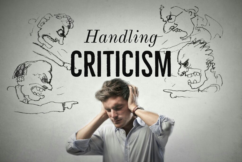  how to handle criticism