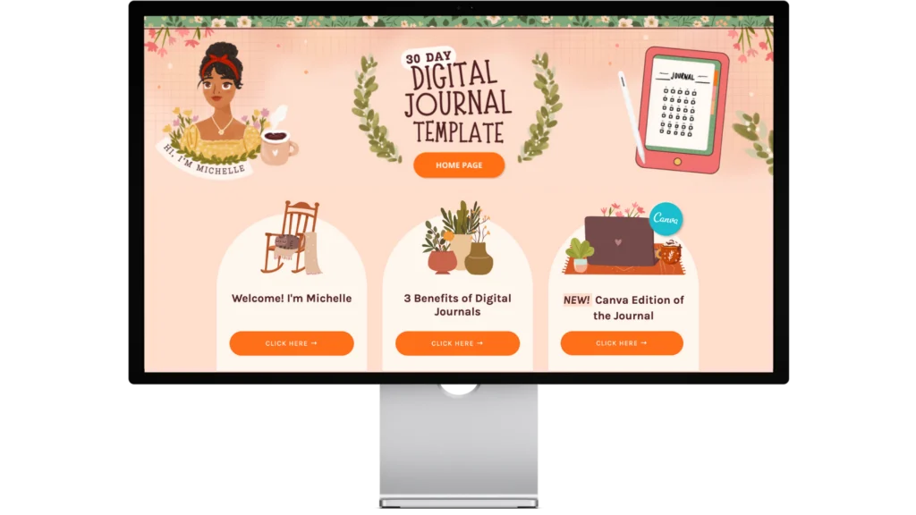 create digital journals template with ai