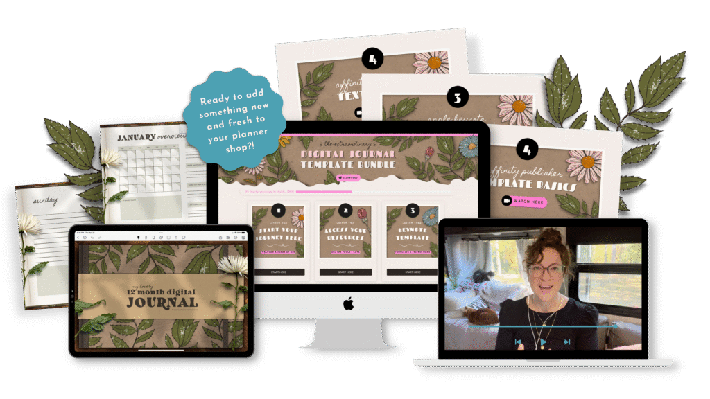 create digital journals template with ai