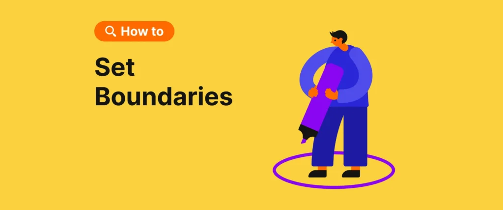 how to set boundaries