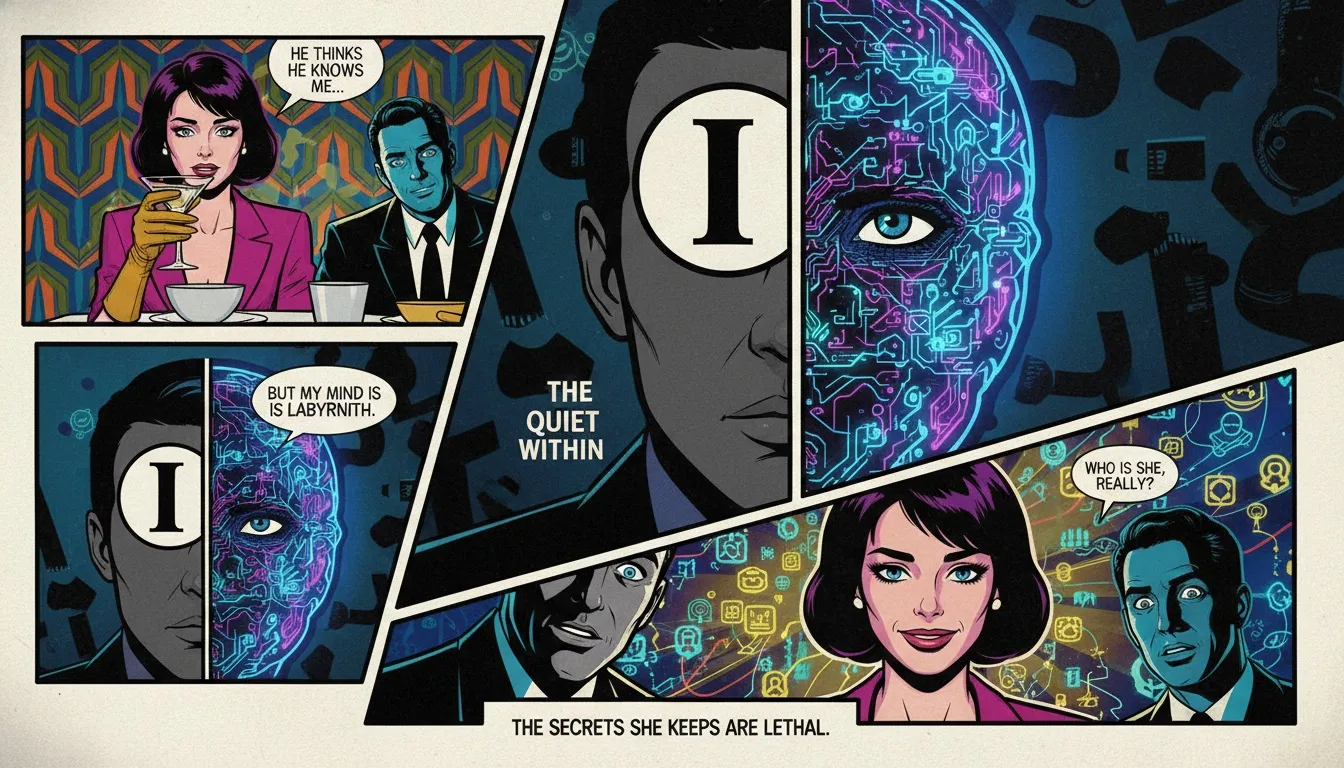 A person's face showing the difference between simple letters and a complex web of connections, illustrating the debate over MBTI test accuracy. Filename: mbti-test-accuracy-bestie-ai.webp