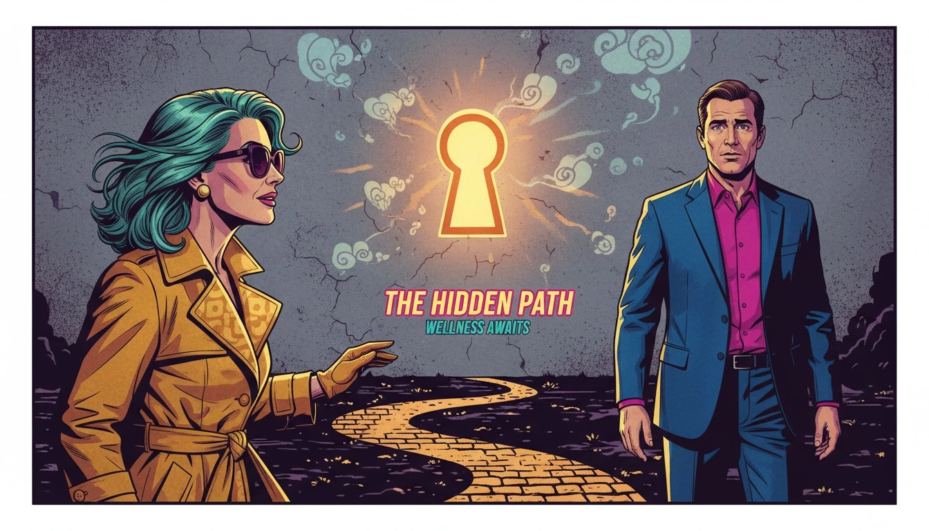 A symbolic image representing how to find affordable online therapy no insurance, showing a glowing keyhole in a large wall offering a path to hope and support. Filename: affordable-online-therapy-no-insurance-bestie-ai.webp