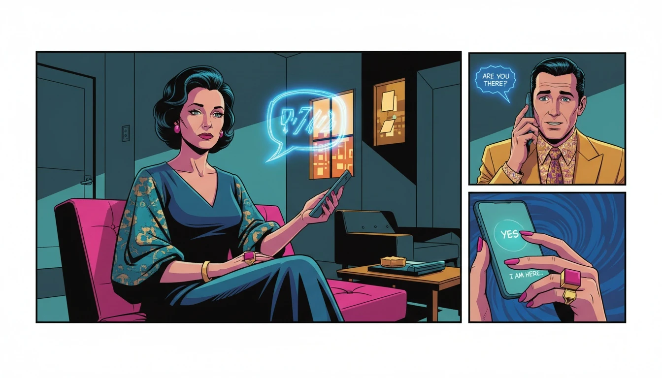 A person finding solace with an ai chatbot for emotional support, represented by a glowing light from their phone in a dark room. The image conveys the feeling of loneliness and digital connection. Filename: ai-chatbot-for-emotional-support-loneliness-bestie-ai.webp