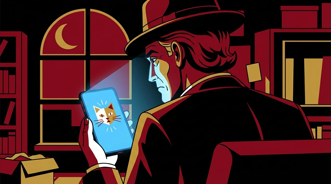 A person finding comfort with their phone, illustrating the complex psychology of using ai pet companions to combat loneliness. Filename: ai-pet-companions-psychology.webp