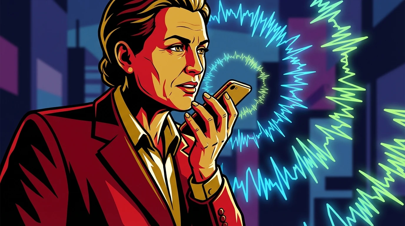 A person finds confidence using an AI speech therapy app for stuttering, illustrated by calm, glowing soundwaves. Filename: ai-speech-therapy-app-for-stuttering-bestie-ai.webp