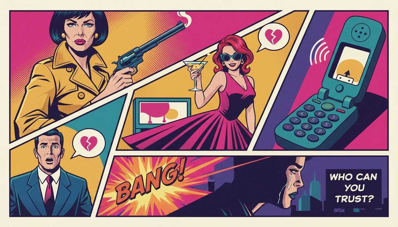 A powerful diptych showing a detailed analysis of James Cameron's female characters, with Ellen Ripley on one side and Sarah Connor on the other, representing strength and resilience. analysis-of-james-camerons-female-characters-bestie-ai.webp