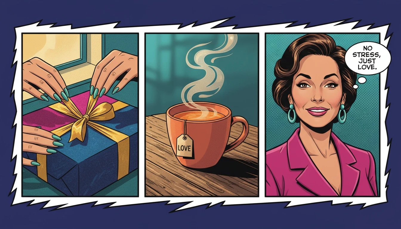 A person carefully wrapping one of the best all time gifts for a boyfriend, symbolizing thoughtfulness and intentional love. gifts-for-boyfriend-bestie-ai.webp