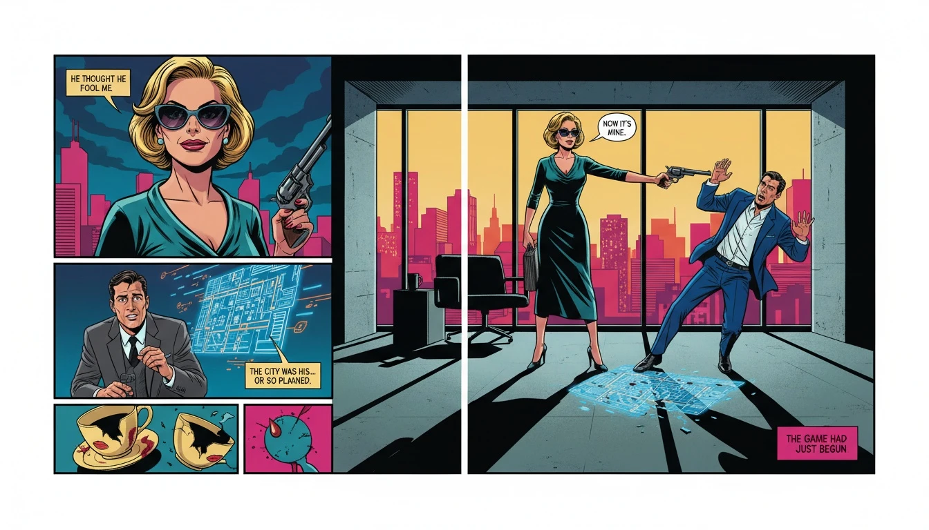 A strategic mastermind contemplating a complex blueprint, representing the process of finding the best careers for INTJ personality types. Filename: best-careers-for-intj-personality-bestie-ai.webp