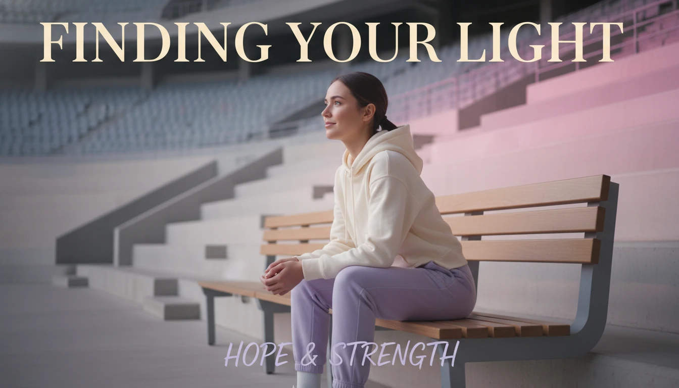 An athlete sits alone, reflecting on the importance of finding the best mental health resources for athletes to manage pressure and burnout. Filename: best-mental-health-resources-for-athletes-bestie-ai.webp