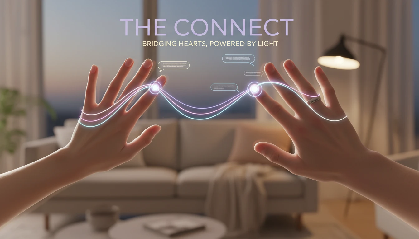 Two hands symbolizing a communication gap being bridged by one of the best relationship communication apps on a glowing screen. Filename: best-relationship-communication-apps-bestie-ai.webp