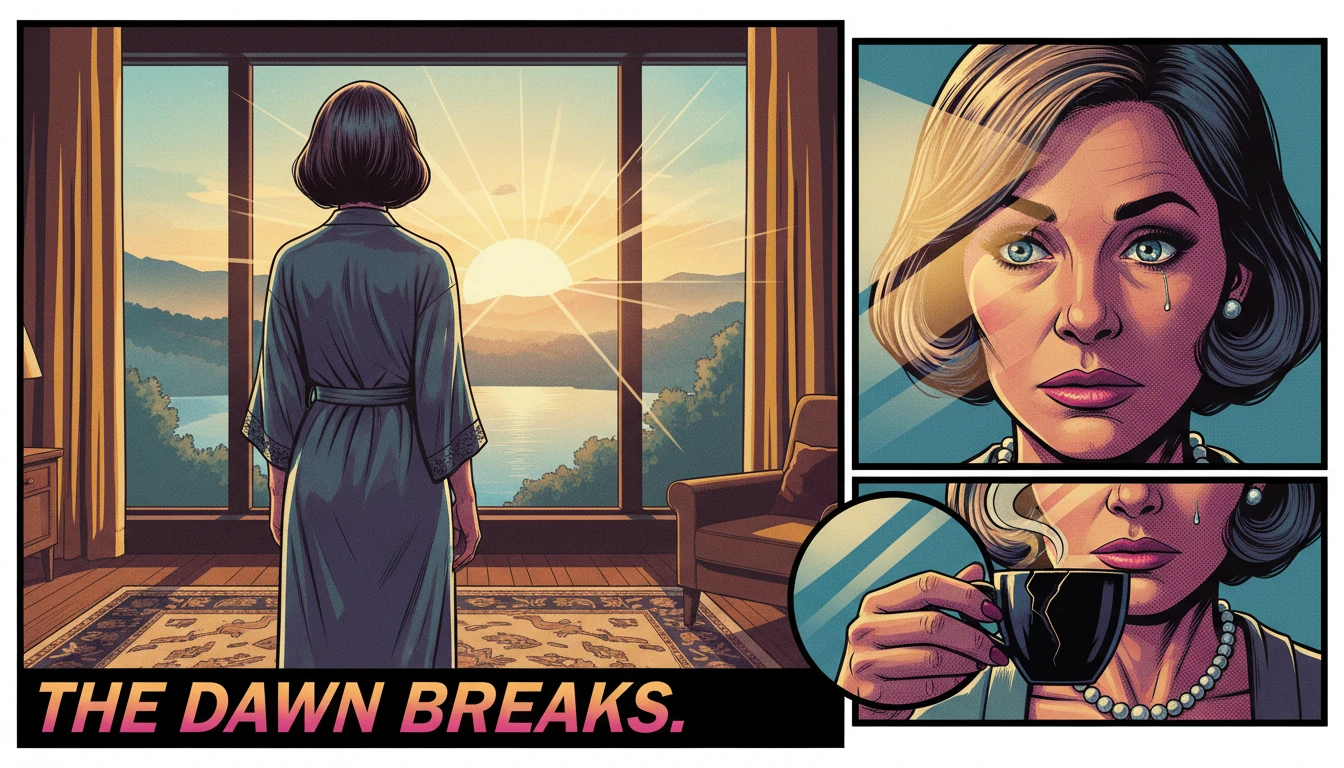 A person looking out a window at a sunrise, representing the hope found in finding the best therapy for narcissistic abuse recovery. Filename: best-therapy-for-narcissistic-abuse-recovery-bestie-ai.webp