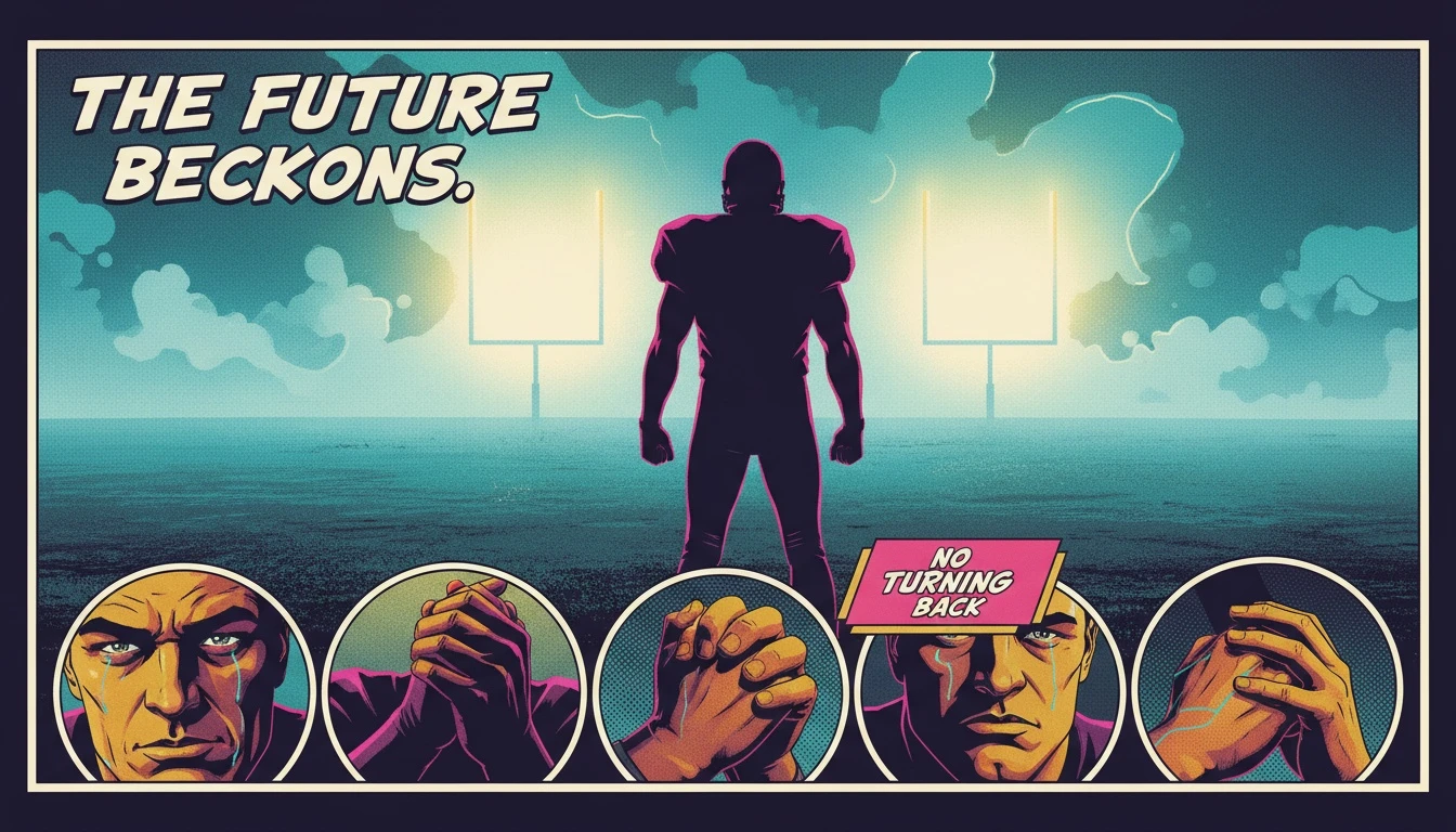 A lone athlete on a field demonstrating the mental focus needed for bouncing back from a bad performance. bestie-ai/bouncing-back-from-a-bad-performance-bestie-ai.webp