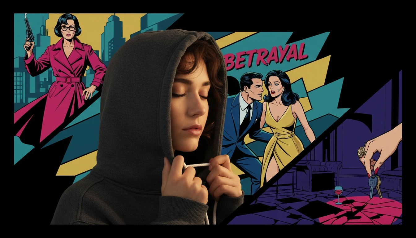 A woman finding comfort and intimacy when her boyfriend wants me to wear his clothes, smelling the fabric of his oversized hoodie. boyfriend-wants-me-to-wear-his-clothes-bestie-ai.webp