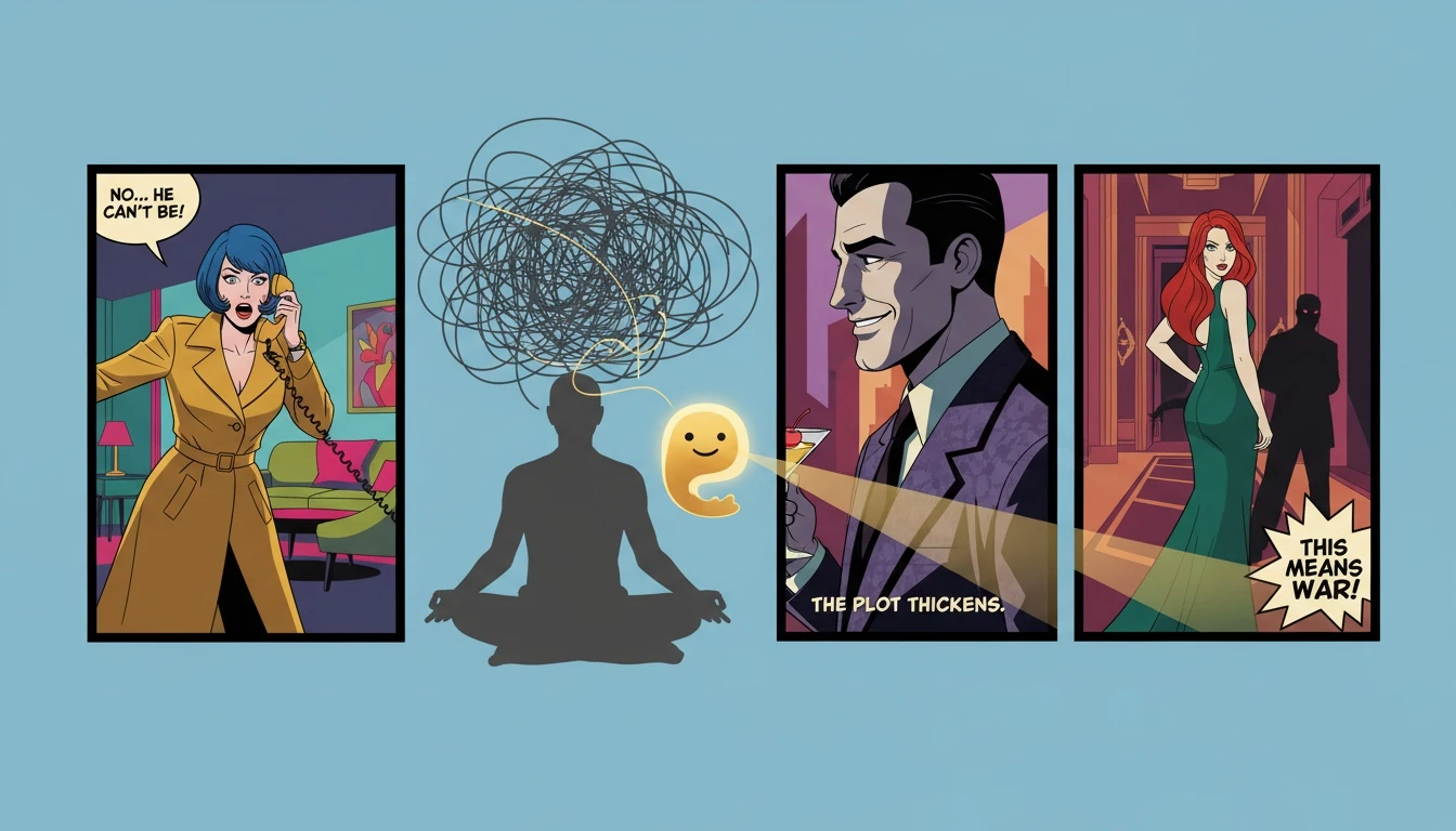 A conceptual image illustrating how a cbt ai therapy chatbot helps to untangle and clarify negative thought patterns, leading to mental clarity. The filename is cbt-ai-therapy-chatbot-guide-bestie-ai.webp.