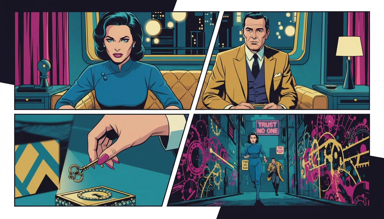 A symbolic image where the mechanics of cognitive functions in relationships explained are shown as intricate, glowing gears meshing inside two people's minds. filename: cognitive-functions-in-relationships-explained-bestie-ai.webp