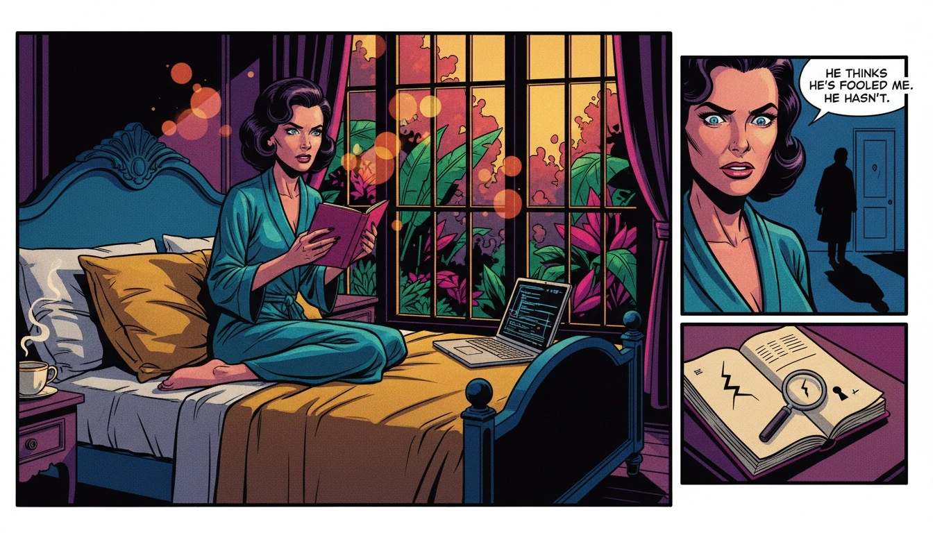 A woman calmly coping with pregnancy bed rest loneliness by journaling in a sunlit bedroom, illustrating bed rest mental health support. coping-with-pregnancy-bed-rest-loneliness-bestie-ai.webp