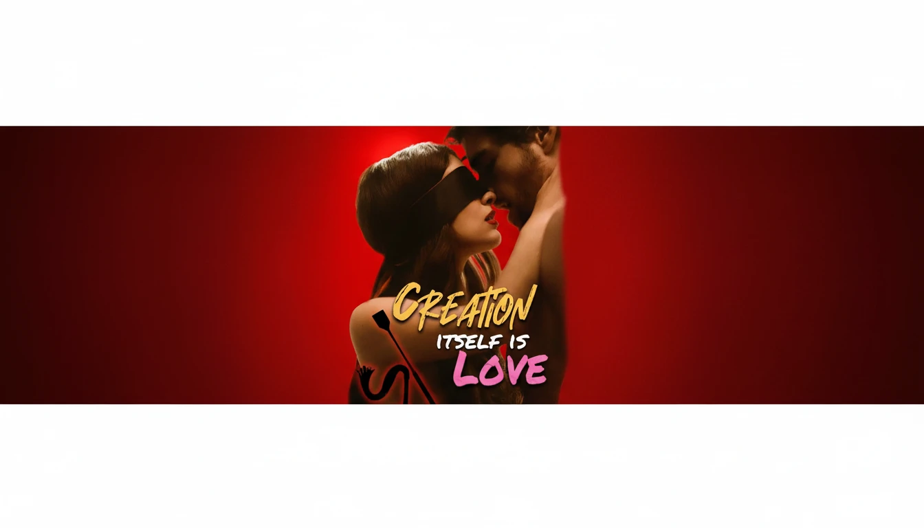 A dramatic still from the short drama Creation Itself Is Love, featuring the lead female character Mia Langford with an intense expression, hinting at her struggle for identity and forbidden romance.