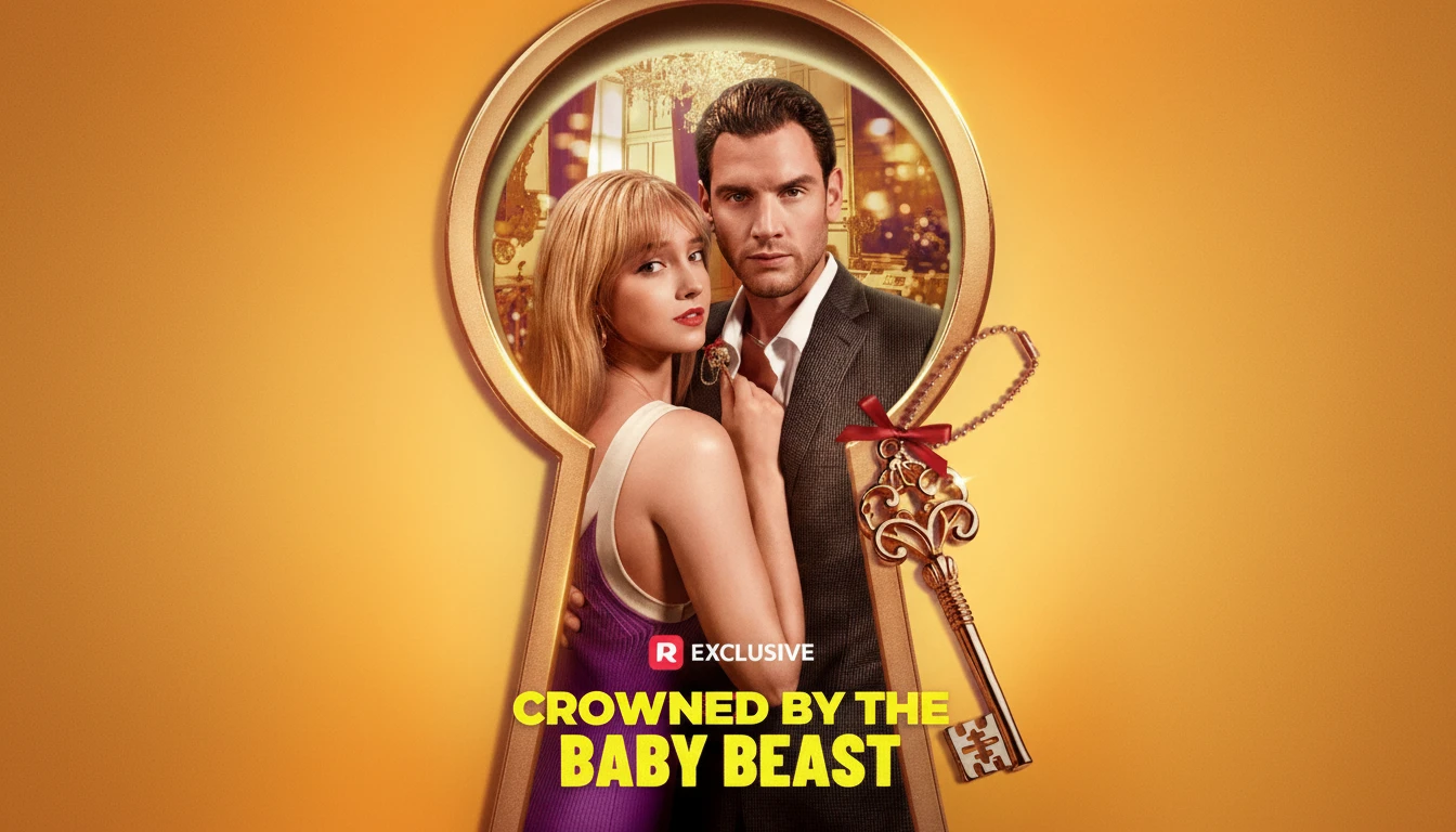 A majestic white tiger bowing before a baby princess, symbolizing the divine power in 'Crowned By The Baby Beast' and the extraordinary nature of the protagonist.