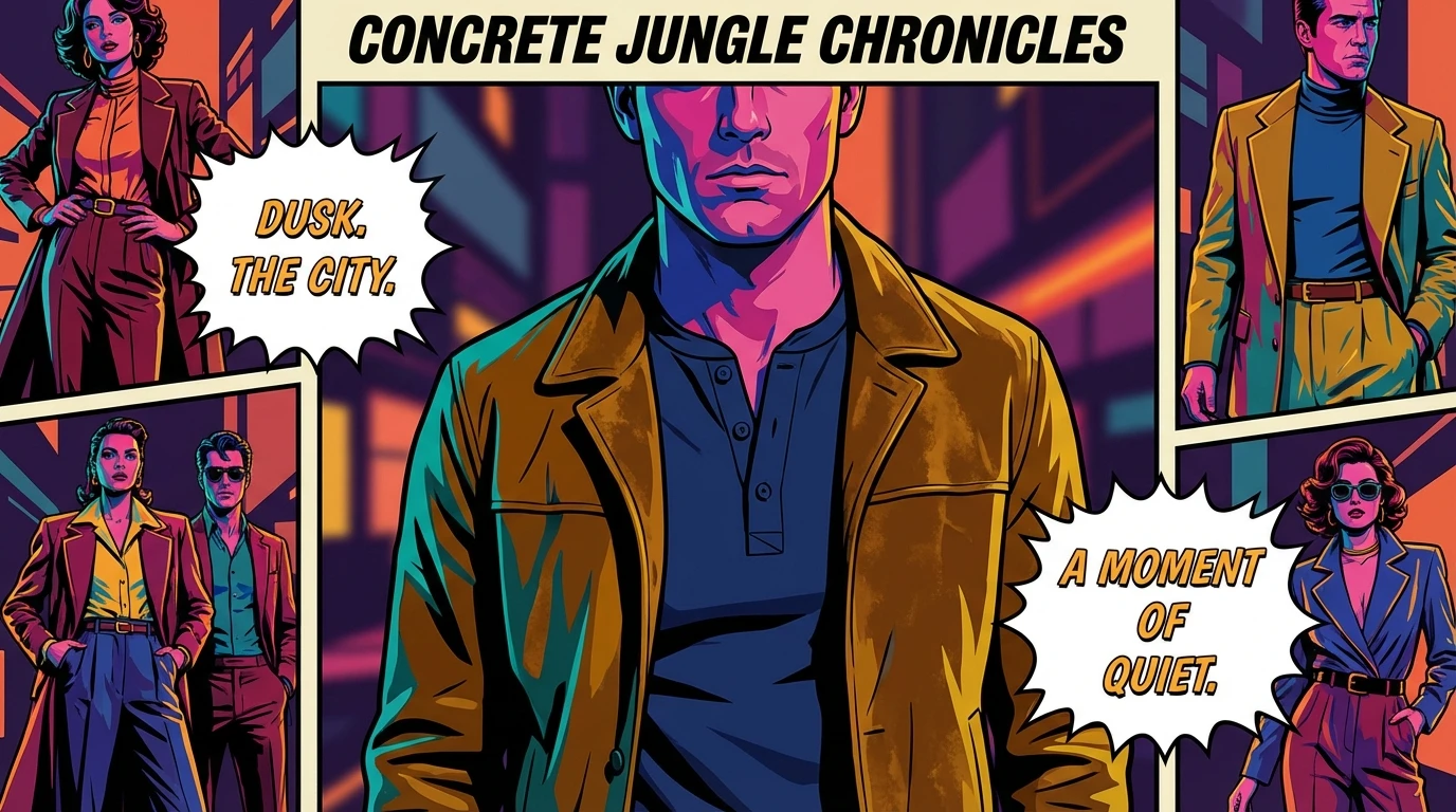 A close-up shot showcasing the key elements of Daniel Craig style and fashion: a well-fitted suede jacket over a dark shirt, embodying timeless cool. file: daniel-craig-style-and-fashion-bestie-ai.webp