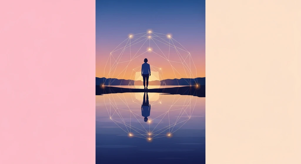 A visual representation of the definition of personal boundaries psychology showing a person protected by a glowing light sphere-bestie-ai.webp