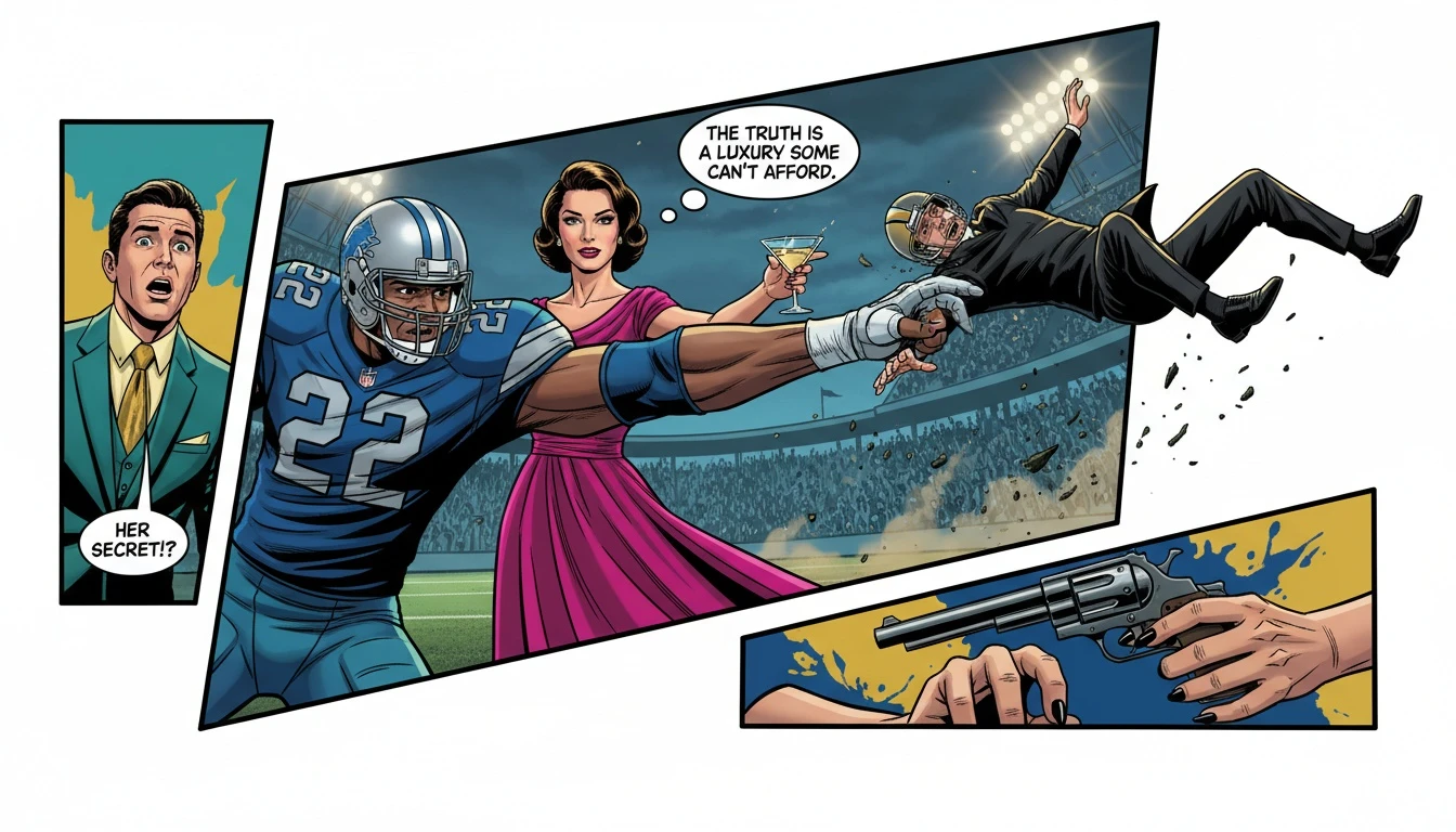 A dramatic illustration showing the power of Derrick Henry's stiff arm, a key reason any Derrick Henry highlights compilation is so electrifying. derrick-henry-highlights-compilation-bestie-ai.webp