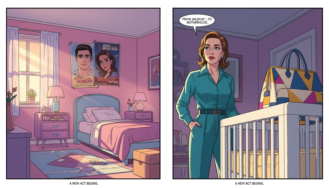 A nostalgic nursery setting illustrating the evolution of Disney star parenting styles-bestie-ai.webp