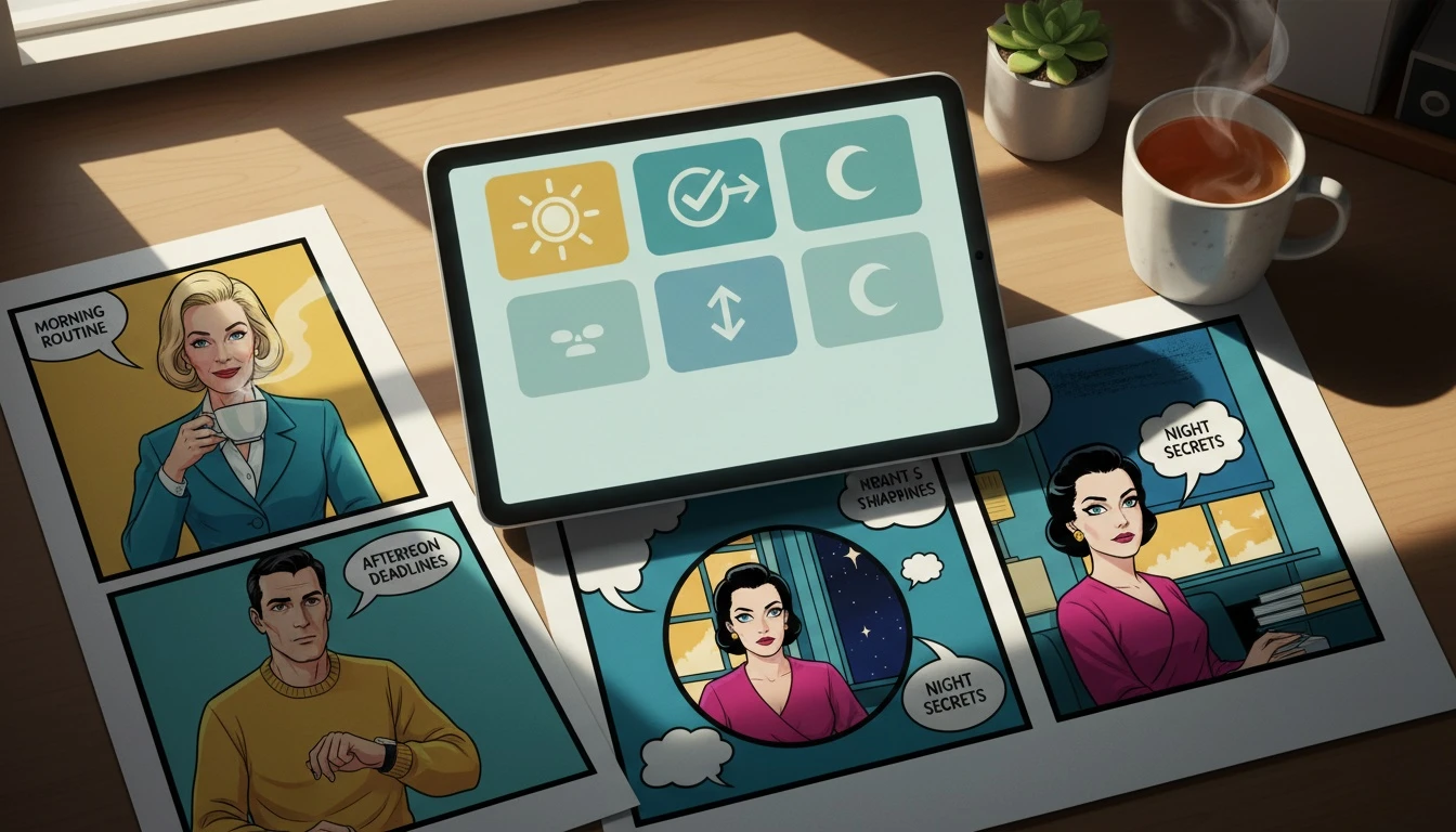 A person's personalized diy mental health toolkit apps organized on a tablet screen, symbolizing a structured approach to daily self-care and emotional wellness.webp