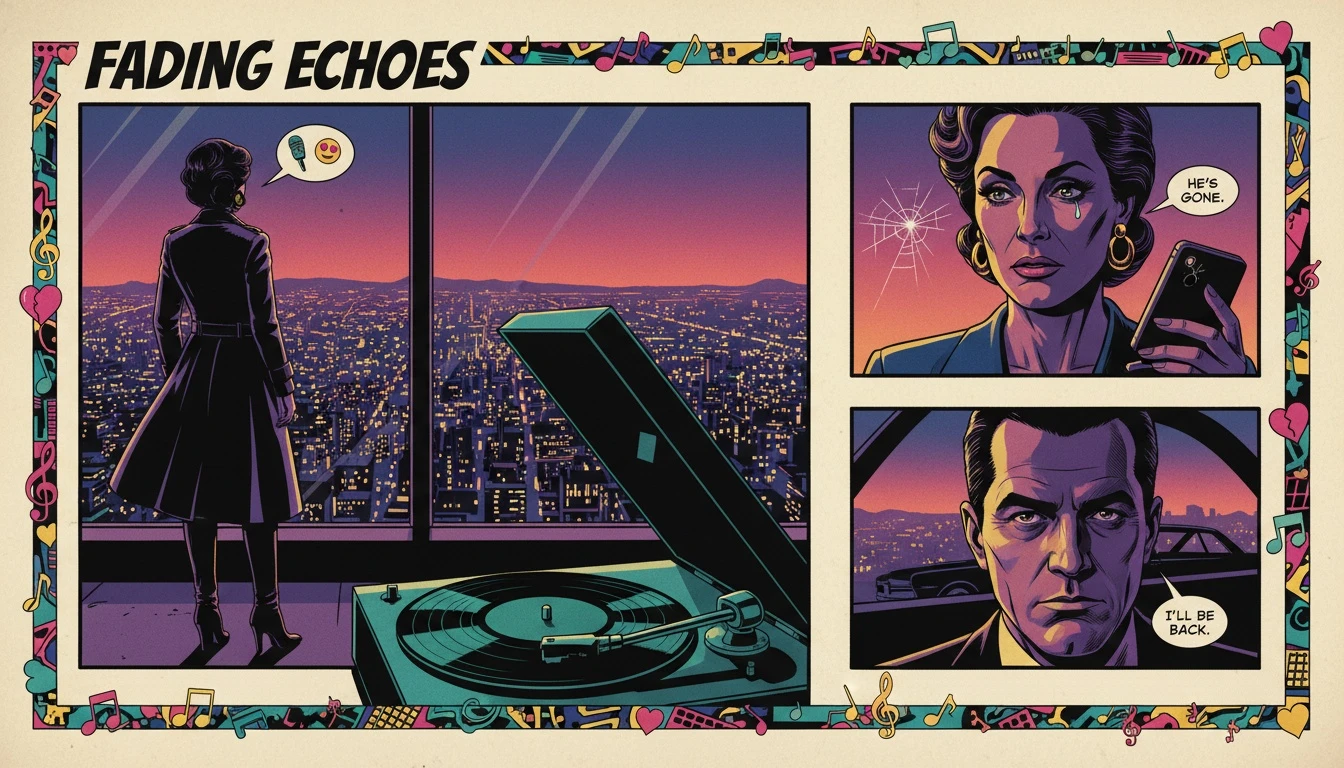 A symbolic image reflecting on the Dua Lipa boyfriend and dating history, showing a figure looking over a city, representing her public life and private thoughts on relationships.