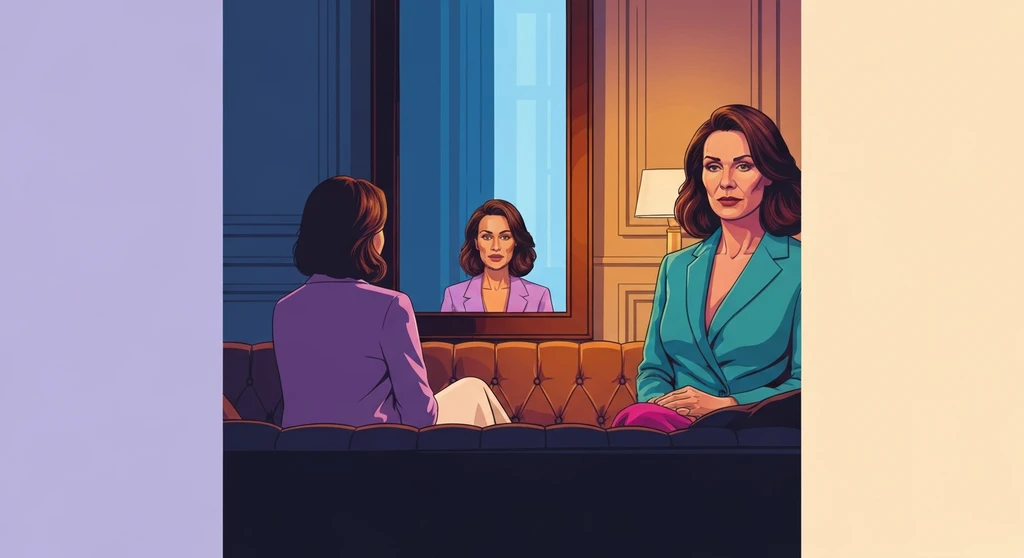 A woman experiencing feeling alone in marriage as a woman looking at her reflection-feeling-alone-in-marriage-as-a-woman-bestie-ai.webp