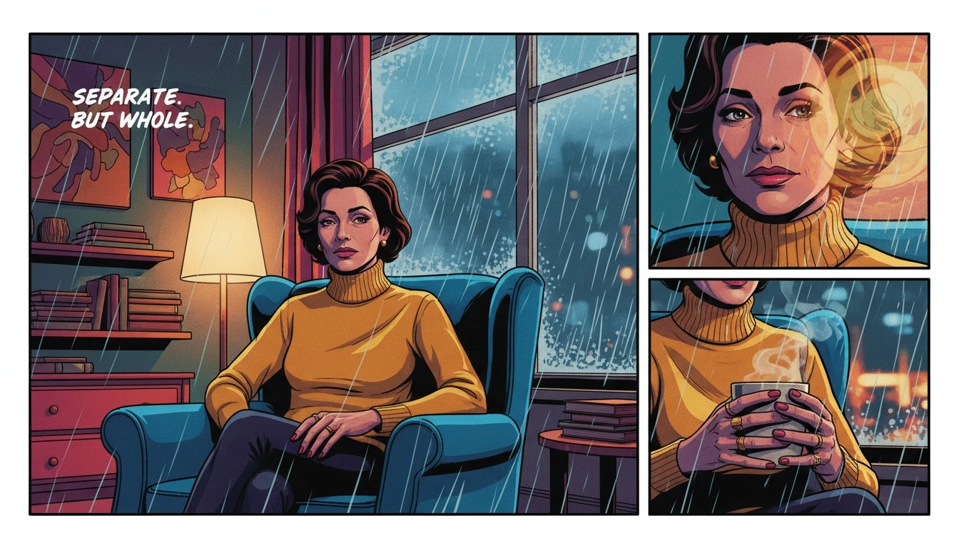 A person reflecting by a window, illustrating the internal world of someone with fi dominant communication problems who is learning to bridge the gap to the outside world. filename: fi-dominant-communication-problems-bestie-ai.webp