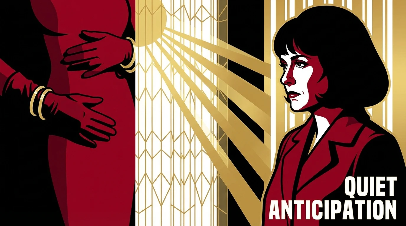 A woman's hands resting on her stomach, symbolizing the hope of finding the first sign of pregnancy before missed period. The image has a warm, hopeful tone. Filename: first-sign-of-pregnancy-before-missed-period-bestie-ai.webp