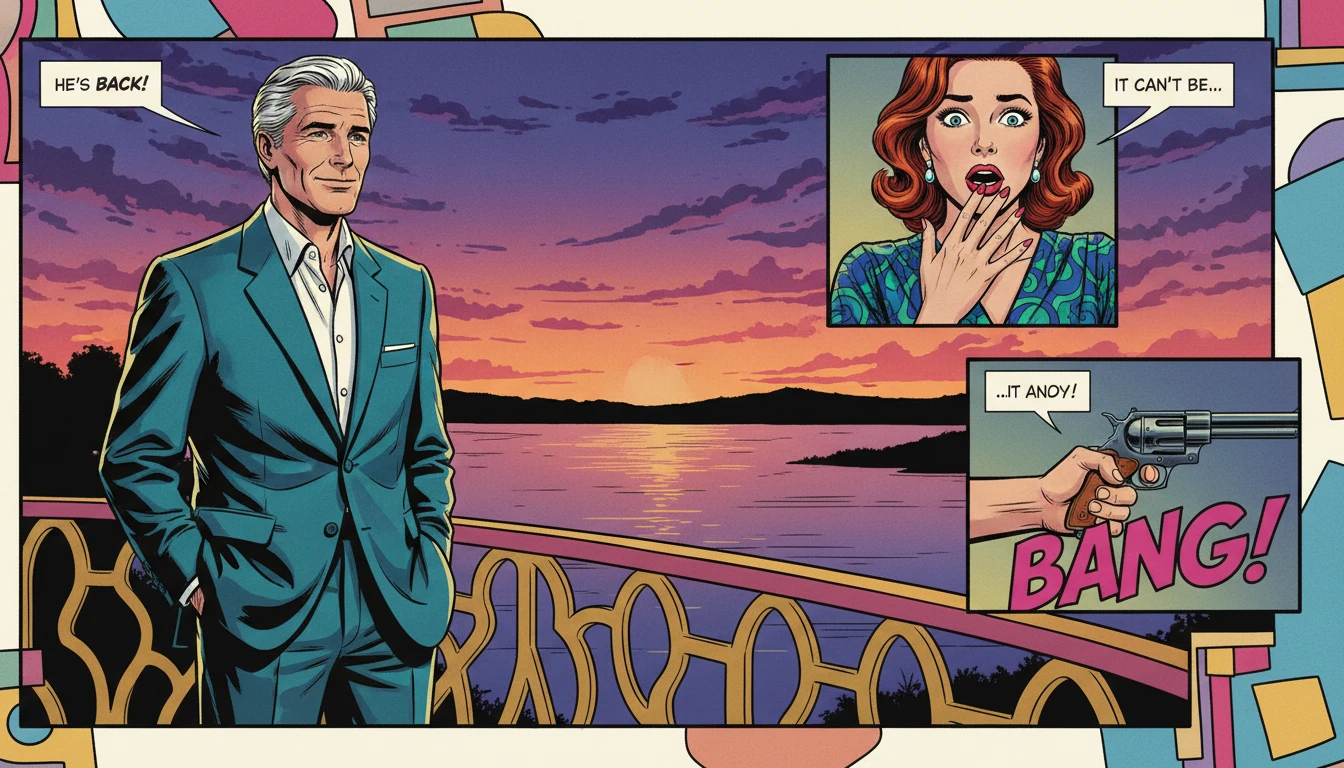 A content-looking George Clooney represents redefining masculinity in middle age, finding peace and a new identity beyond the Hollywood spotlight. Filename: george-clooney-redefining-masculinity-bestie-ai.webp