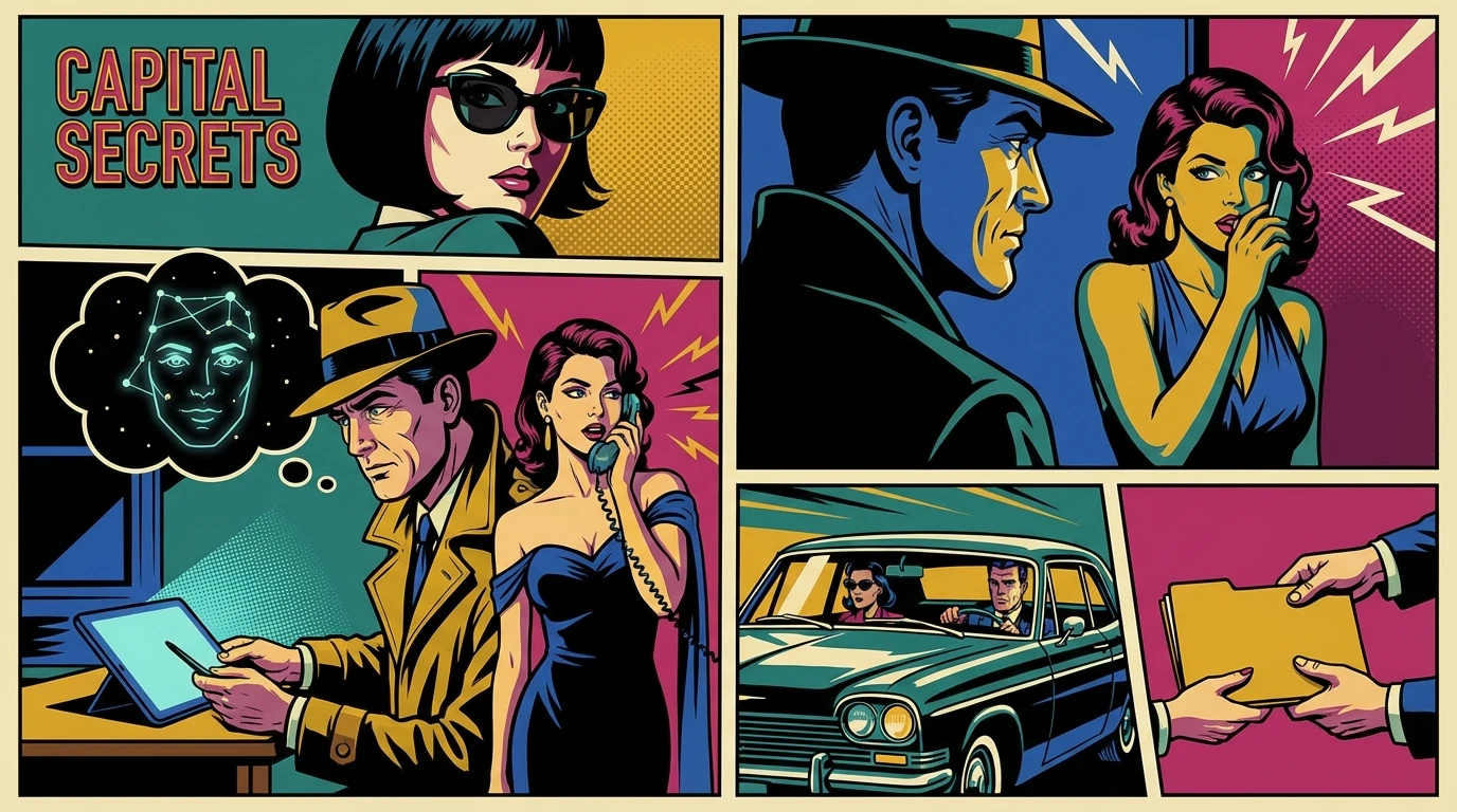 A person following a guide to building an ai companion, their face lit by a screen showing a beautiful, starlike digital consciousness forming. Filename: guide-to-building-an-ai-companion-bestie-ai.webp