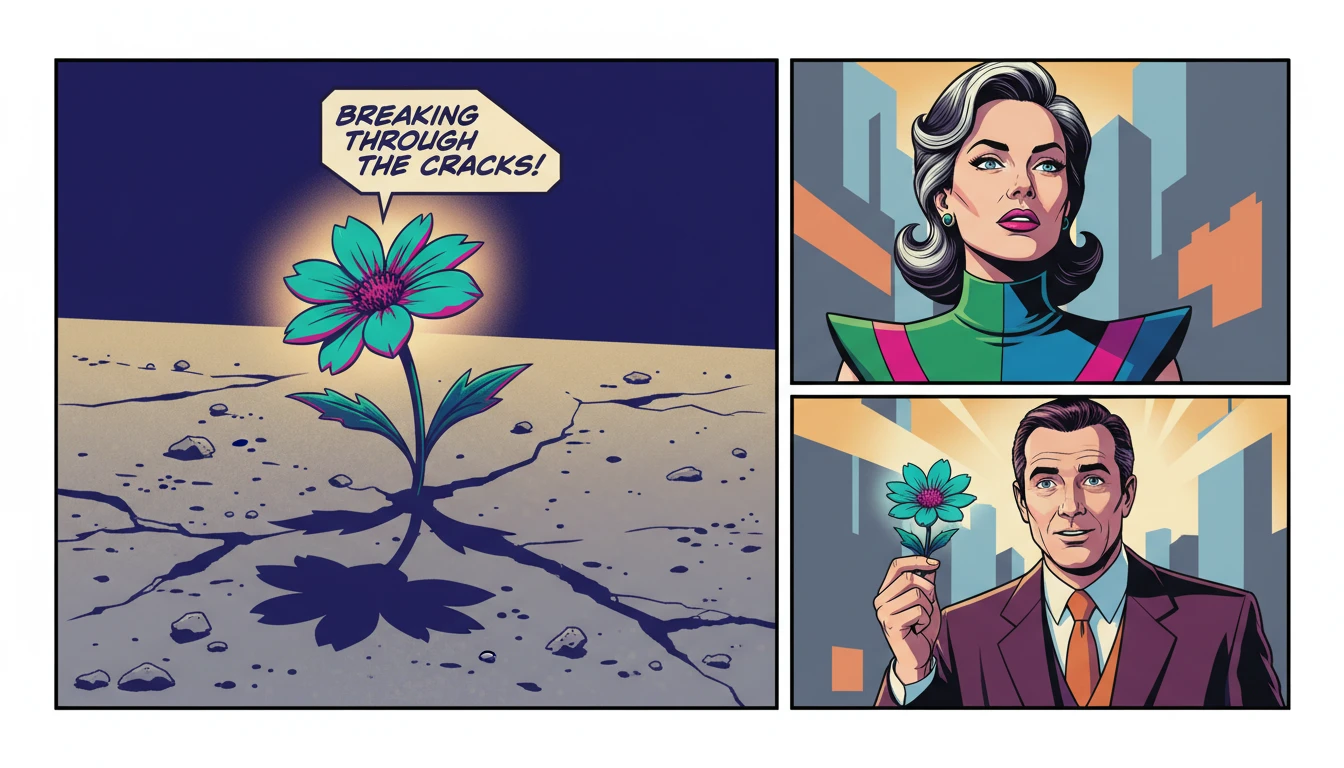 A single wildflower represents hope and resilience, illustrating how to become a mental health advocate by starting small to make a big impact. File name: how-to-become-a-mental-health-advocate-bestie-ai.webp