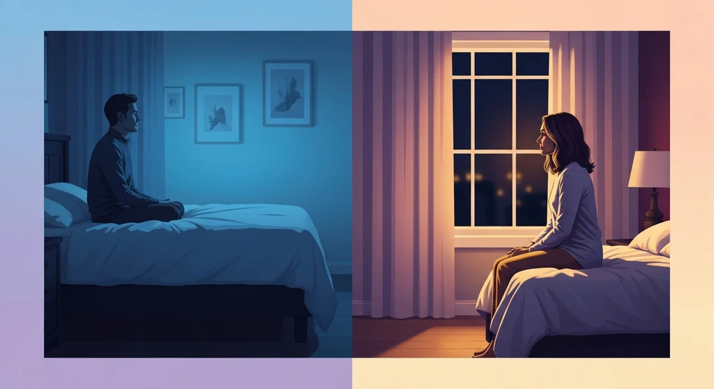 A woman reflecting on how to communicate loneliness in marriage while sitting in a dimly lit bedroom-bestie-ai.webp