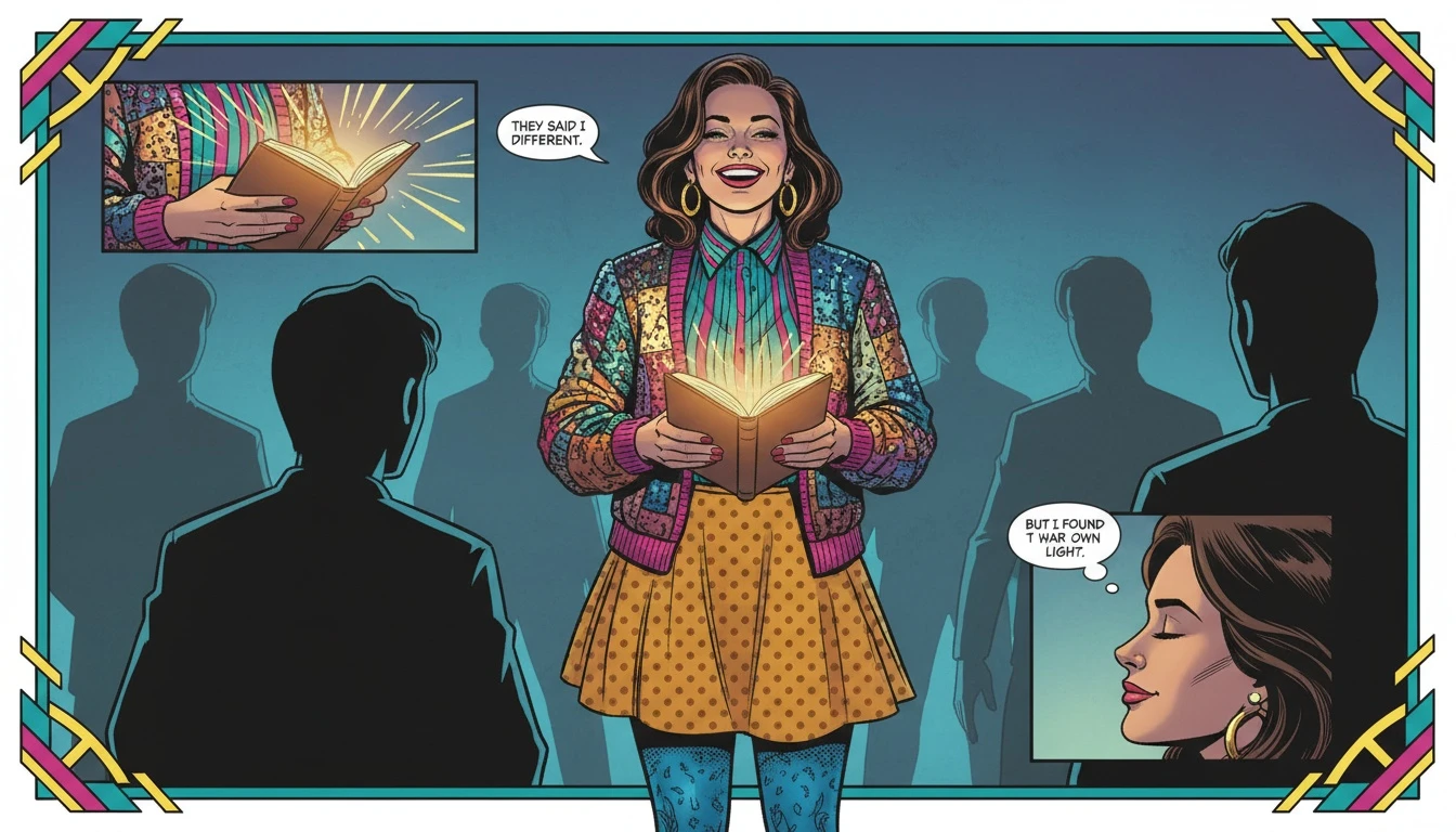 A person finds joy in their unique passion, illustrating how to deal with judgment for your interests by shining brightly in a muted world. Filename: how-to-deal-with-judgment-for-your-interests-bestie-ai.webp