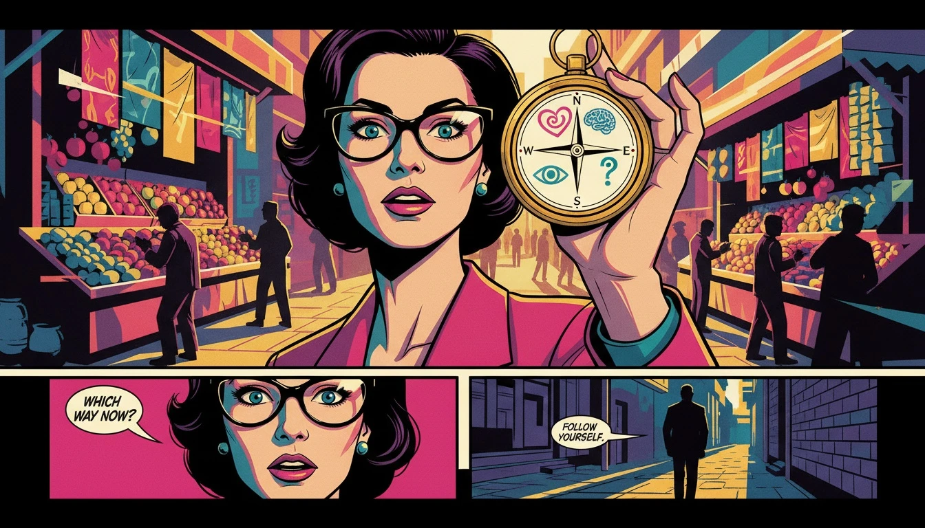 A person holding a symbolic compass representing personality functions, illustrating how to know if you are an ESFP amidst a vibrant life. Filename: how-to-know-if-you-are-an-esfp-personality-guide.webp