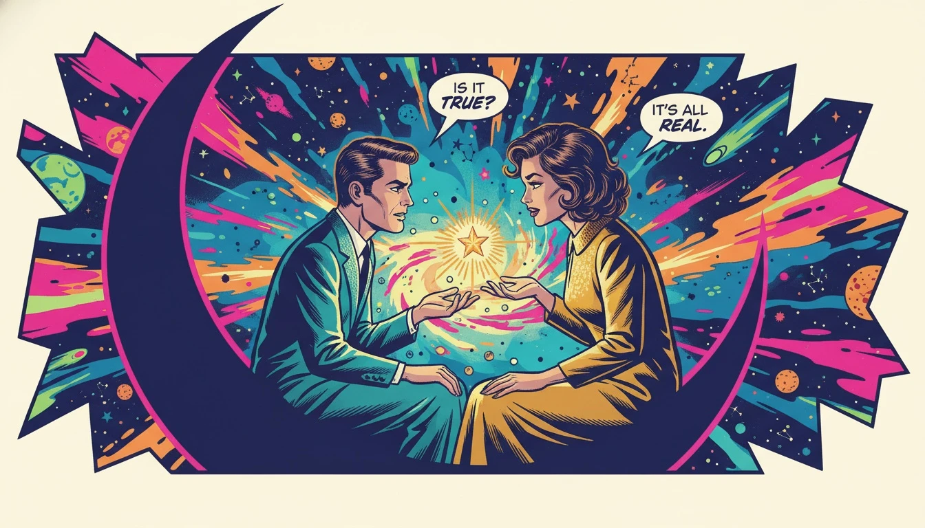 An illustration showing two people finding connection, symbolizing how to make friends as an INFP by sharing a deep and meaningful bond under a starry sky. Filename: how-to-make-friends-as-an-infp-bestie-ai.webp