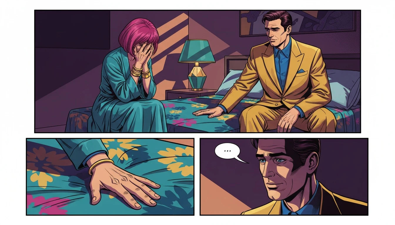 A partner offering silent support, illustrating how to support your partner through a difficult time by being a calm presence. how-to-support-your-partner-through-a-difficult-time-bestie-ai.webp