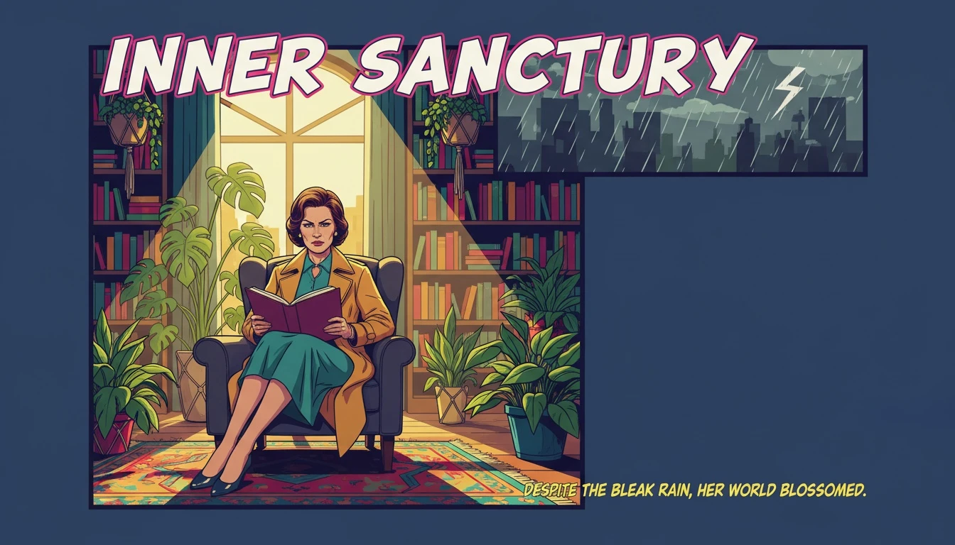 how-to-survive-an-unhappy-marriage-bestie-ai.webp. A person cultivating peace and personal growth as a way to understand how to survive an unhappy marriage.