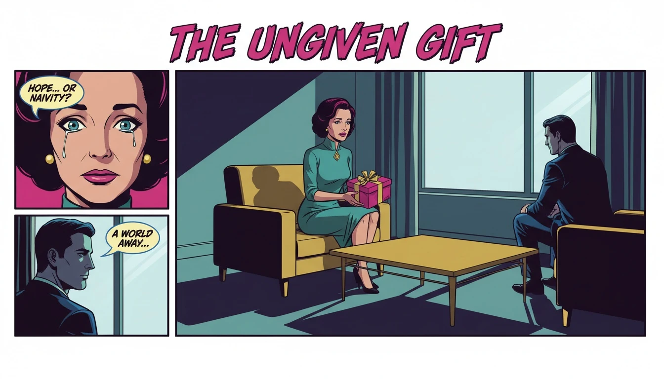 A couple sits apart, illustrating the challenge of learning how to talk about celebrating holidays with a partner when expectations differ. filename: how-to-talk-about-celebrating-holidays-with-partner-bestie-ai.webp