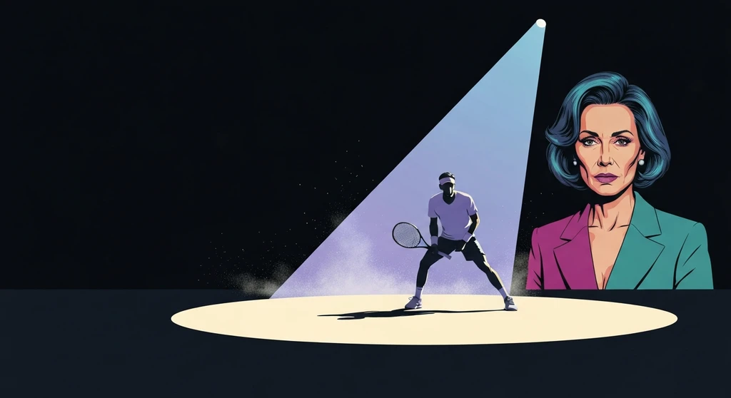 A lone athlete representing how to use being an underdog as motivation through calm grit and focus-emma-navarro-bestie-ai.webp