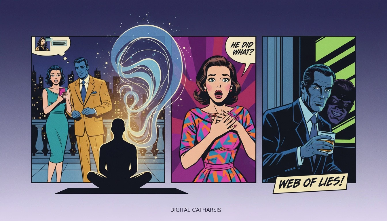 A person finding solace by learning how to use chatgpt for therapy, illustrated by a calm silhouette interacting with a gentle, glowing AI interface. filename: how-to-use-chatgpt-for-therapy-bestie-ai.webp