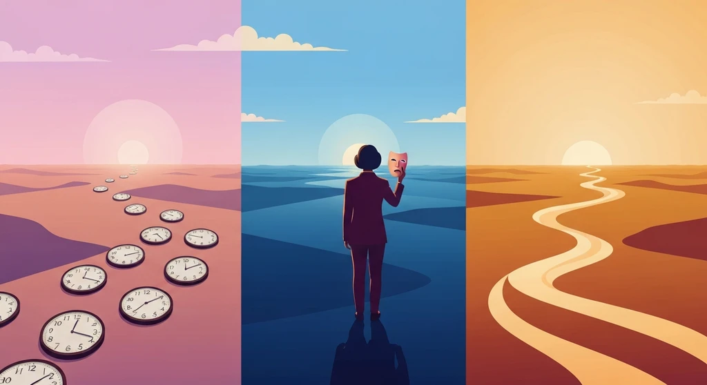 A person standing at a psychological crossroads representing an identity-crisis-in-adults-bestie-ai.webp