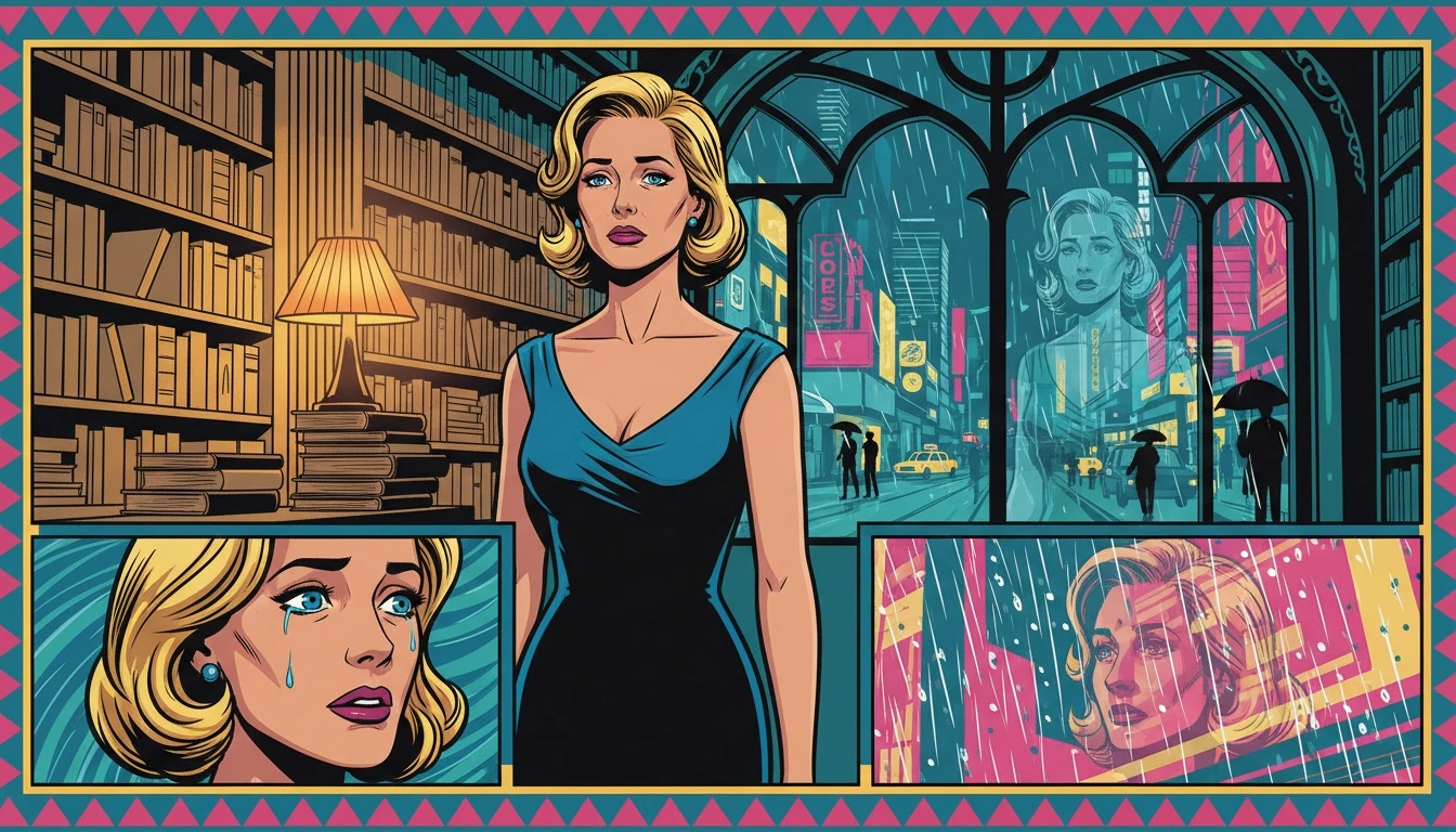 A person representing the deep insight of the INFJ personality stands in a quiet library looking out at a busy world, symbolizing the core themes of this in-depth guide to the INFJ personality. Filename: in-depth-guide-infj-personality-bestie-ai.webp