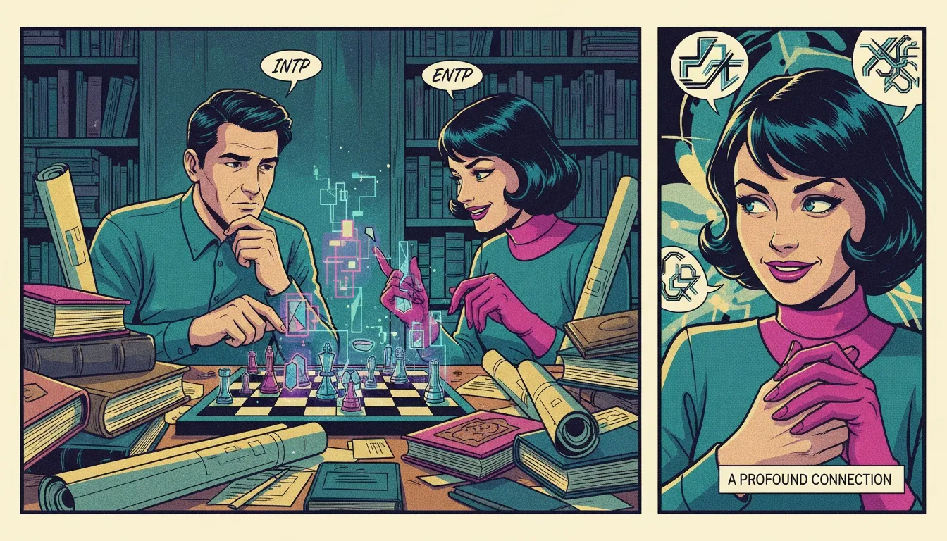 INTP x ENTP: Is This 'Perfect Match' Really a Golden Pair or a Recipe for Chaos?