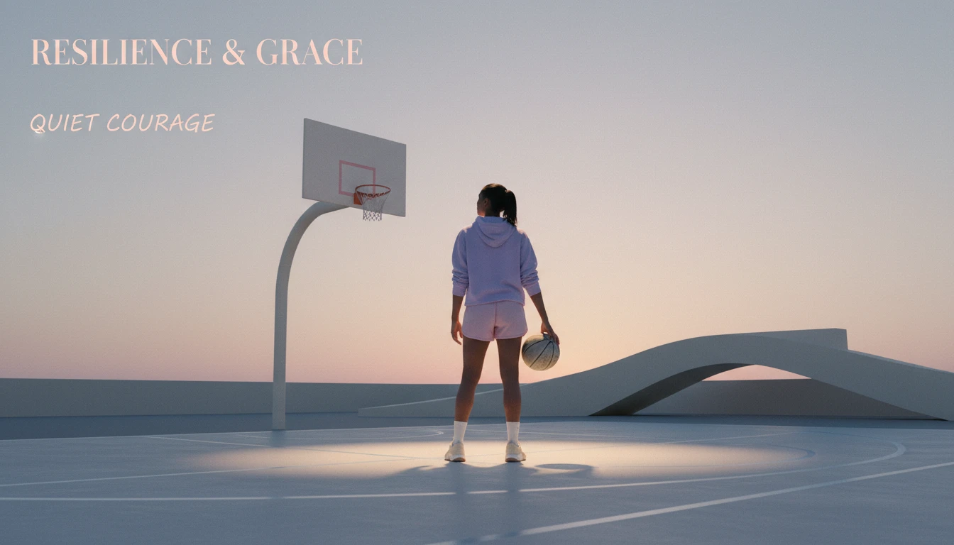 A contemplative image representing the analysis of Jaylon Tyson's scoreless game, showing a player's resilience in the face of a performance slump. Filename: jaylon-tyson-scoreless-game-analysis-bestie-ai.webp