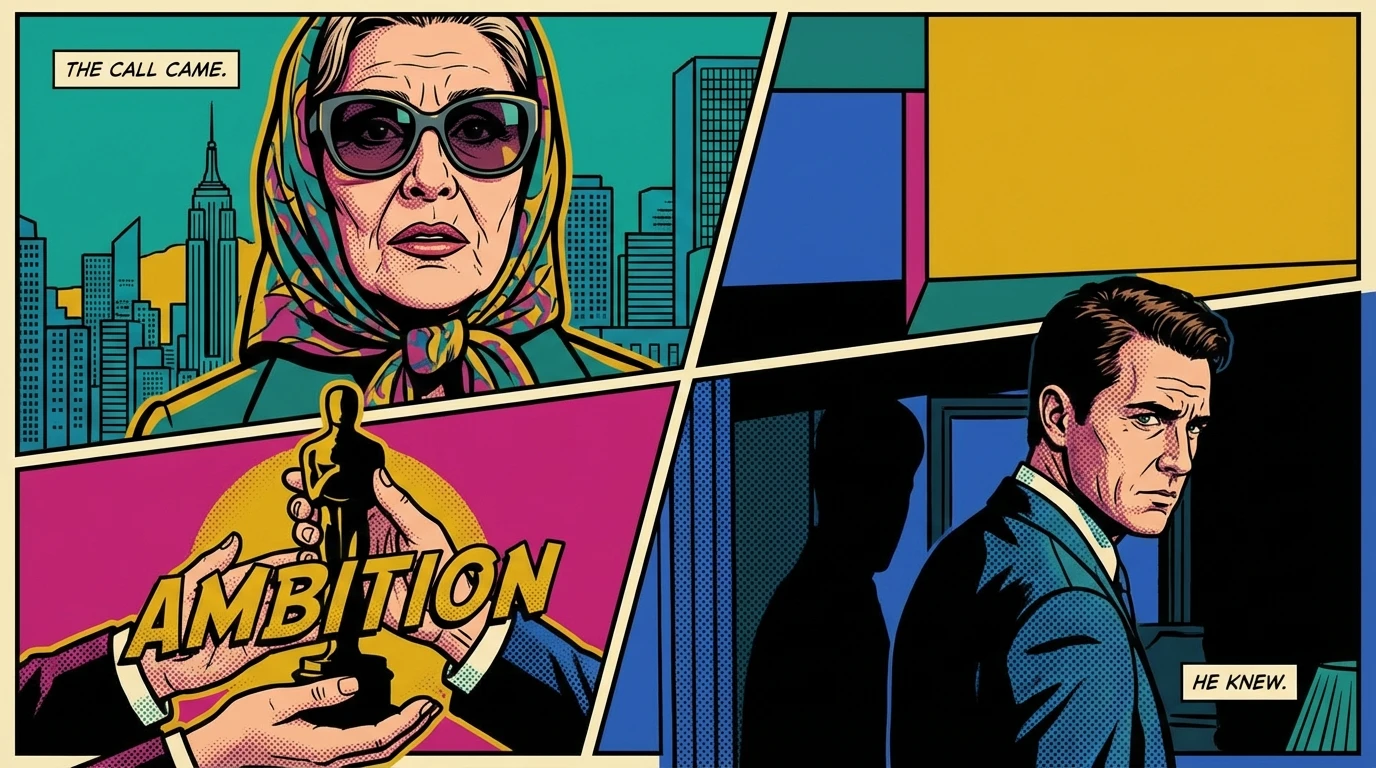 A thoughtful portrait of Kerry Condon backlit by a golden light, symbolizing the discussion of her Oscar odds. kerry-condon-oscar-odds-bestie-ai.webp