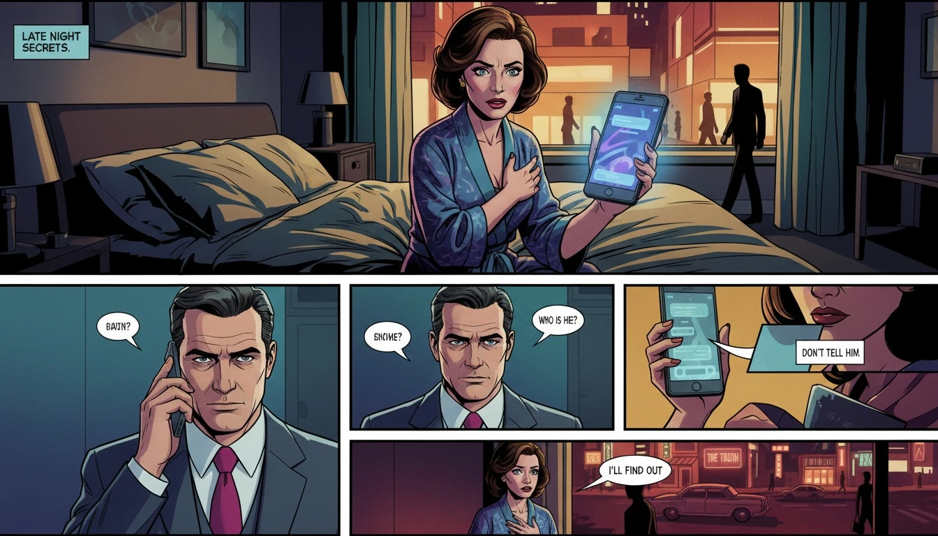 A person sitting in a dark room, illuminated by a phone, contemplating the long term effects of AI companionship while life happens outside their window. Filename: long-term-effects-of-ai-companionship-bestie-ai.webp