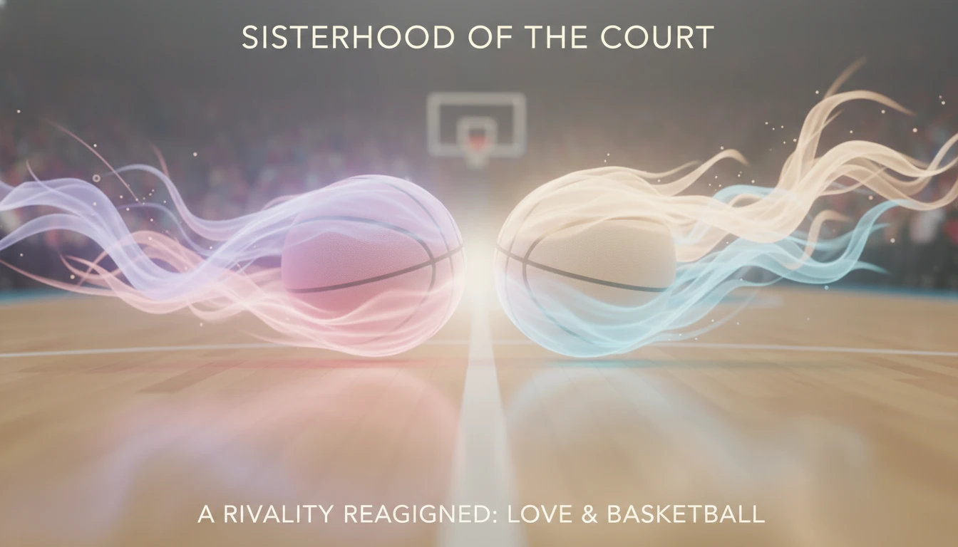 A symbolic image representing the Lonzo vs LaMelo rivalry, illustrating the psychological analysis of competitors and the intense competitor mindset of Lonzo Ball and his brother. lonzo-ball-rivalry-psychology-bestie-ai.webp